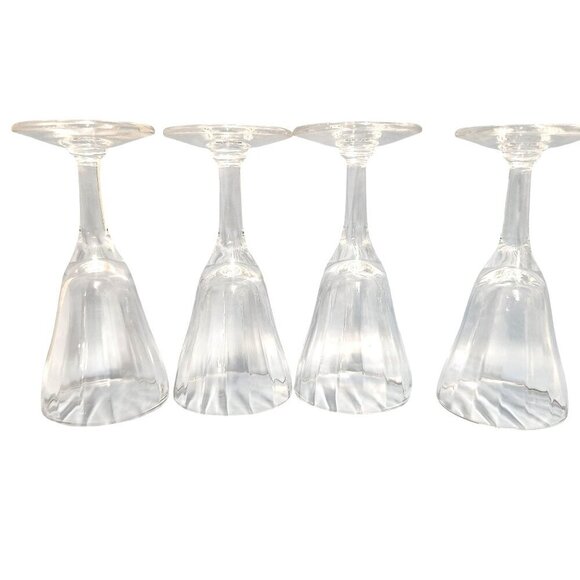 Vintage Crystal Liqueur Glasses Set of 4 Cordial Liqueur 3.5 inches tall Barware - Picture 5 of 10